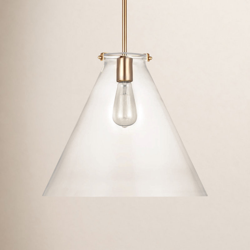 Catryn 1 - Light Single Pendant, Satin Brass
