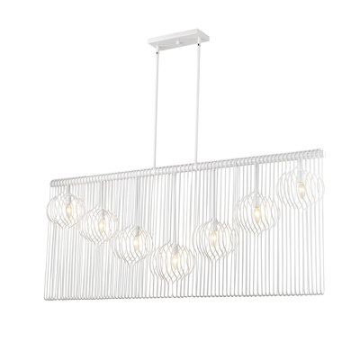 Luminaire suspendu géométrique 7 lumières unique Cedarcliffe