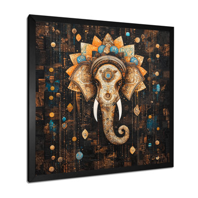 «Spiritual Aura Ganesha Of Hinduism I» - Impression sur toile