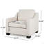 Fauteuil club contemporain rembourré-654704888