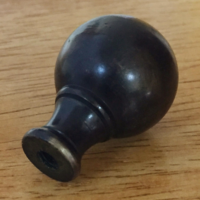 Faîteau de lampe boule pour abat-jour, Noir