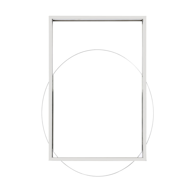 Miroir de salle de bain Pierre, Chrome chrome