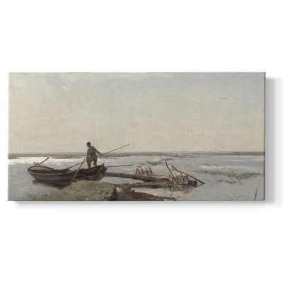 Série paysage - DCXCVI - Toile tendue avec châssis encadré - Prêt à être accroché