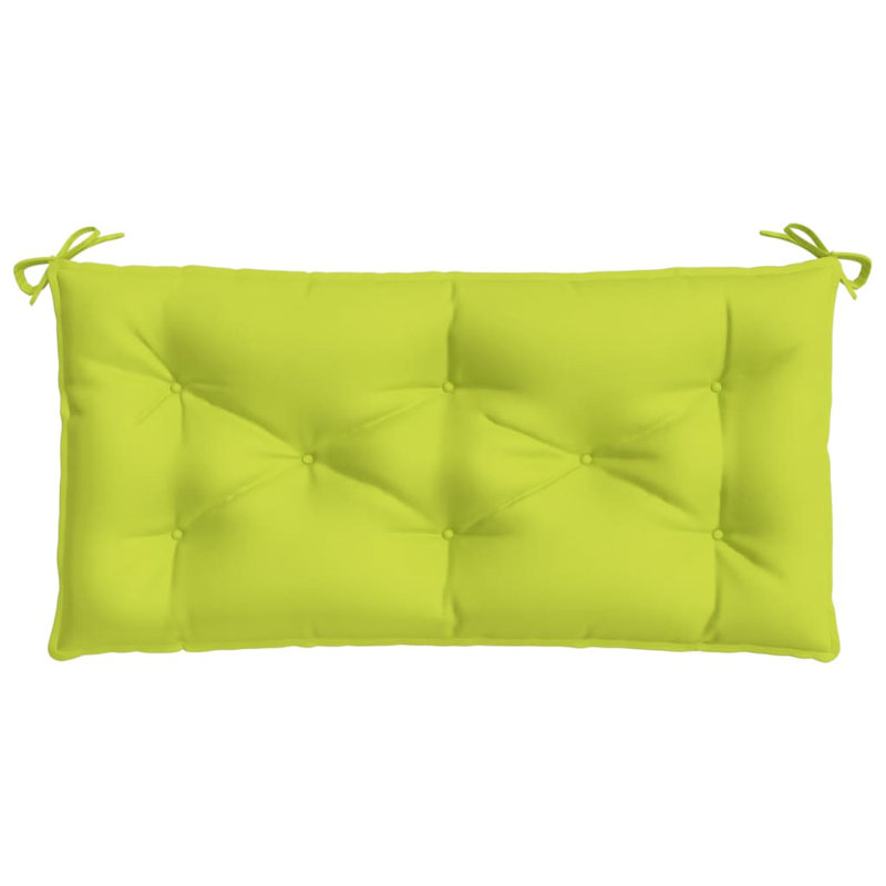Coussin de siège d'extérieur Garden, Polyester - vert vif, H 19,7 po x l 39,4 po x P 2,8 po