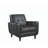 Daenerys Faux Leather Armchair-100572420