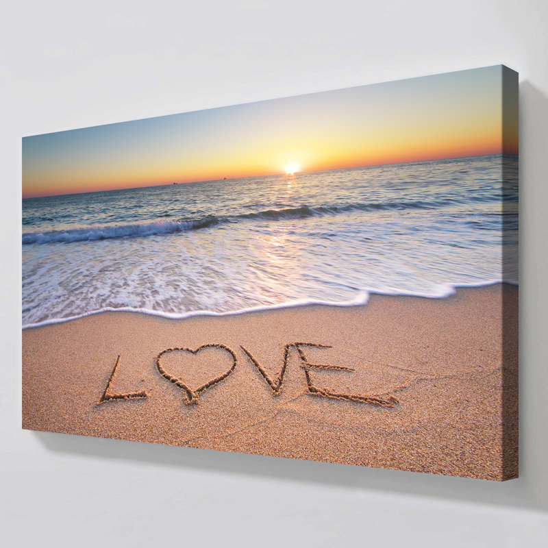 " Love ", 36" H x 60" W x 1.5" D