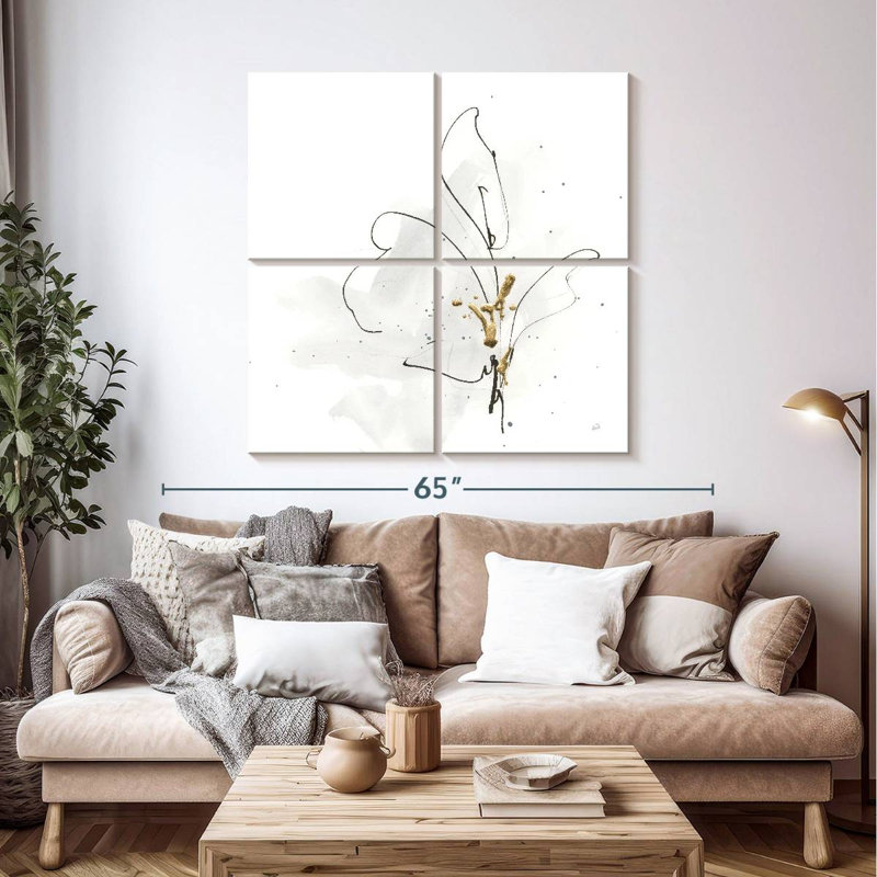 Gris froid II, H 45 po x l 45 po