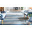 Tapis intérieur / extérieur rayé bleu marine / beige Arneshia-359204597
