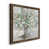 Distressed Walnut Framed Canvas