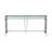 Cissell 72 In. Rectangle Tempered Glass Console Table