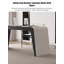 Bureau d'ordinateur en cuir clair-653692274