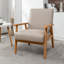 25.38'' Wide Wood Frame Armchair-799658109