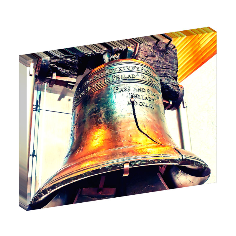 Liberty Bell, Philadelphia Pennsylvania - reproduction de photo sur toile tendue, H 30 po x l 40 po x 1,5 po