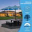 Grand parasol rectangulaire double 15X9Ft-914098928