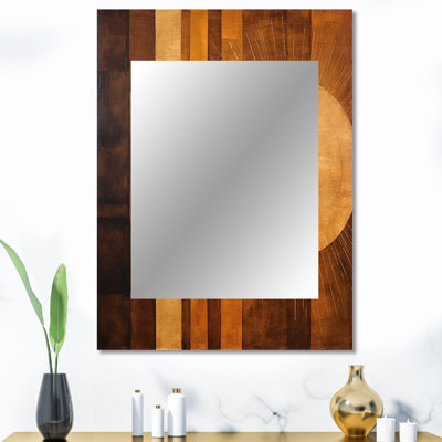 Bronze Brilliance Symetry III - Modern Wall Mirror