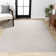 Asala Solid Low-Pile Beige Rug
