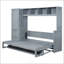 Lit escamotable double avec placard et tiroirs-1434315820-1434315819