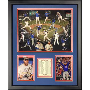 Chicago Cubs 2016 MLB World Series Champions Black Framed