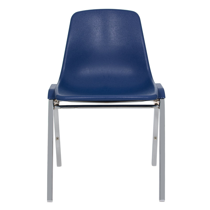 Chaise empilable Willa, paquet de 2, Bleu