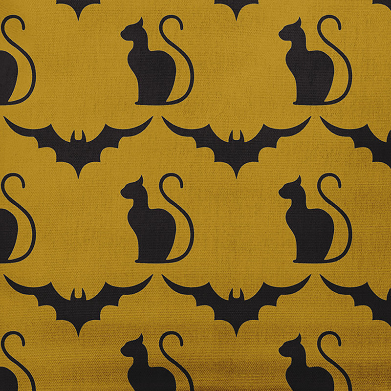 Coussin Cats and Bats, Automne