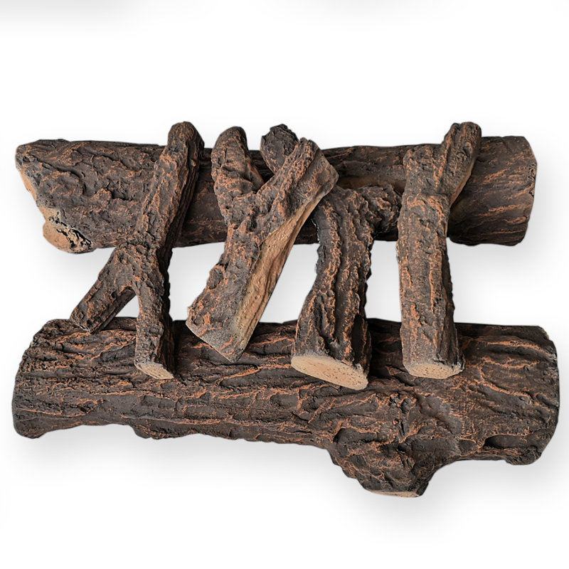 Alayzha Ceramic Decorative Logs