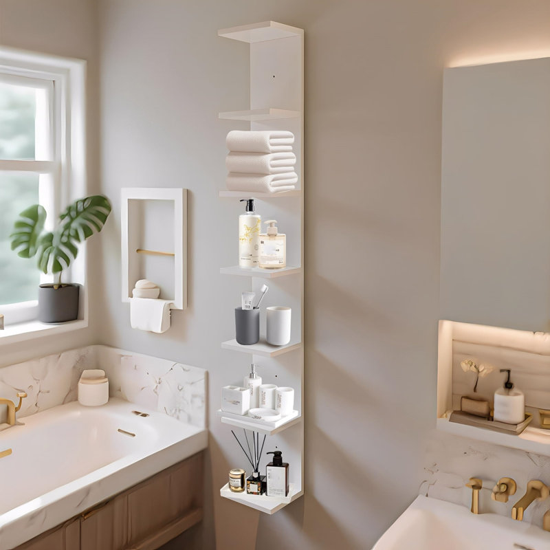 Wood Wall Organizer, White