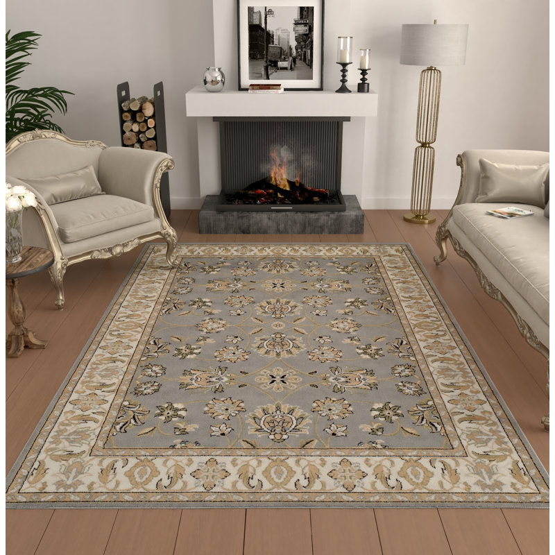 Hyosvany Wool Oriental Indoor / Outdoor Rug, Rectangle 4' x 5'