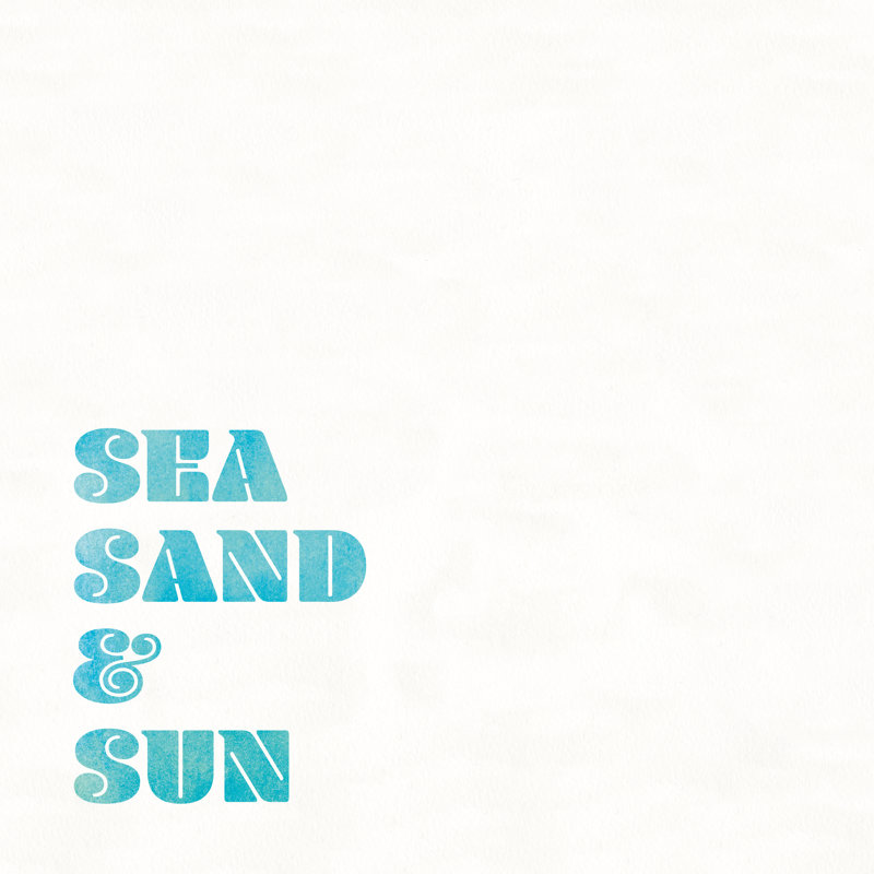 Beach Sayings I - Wrapped Canvas Print, 76cm H x 76cm W