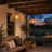 Outdoor Solar Hanging Iron Frame Rattan Lantern (Bulb Include)