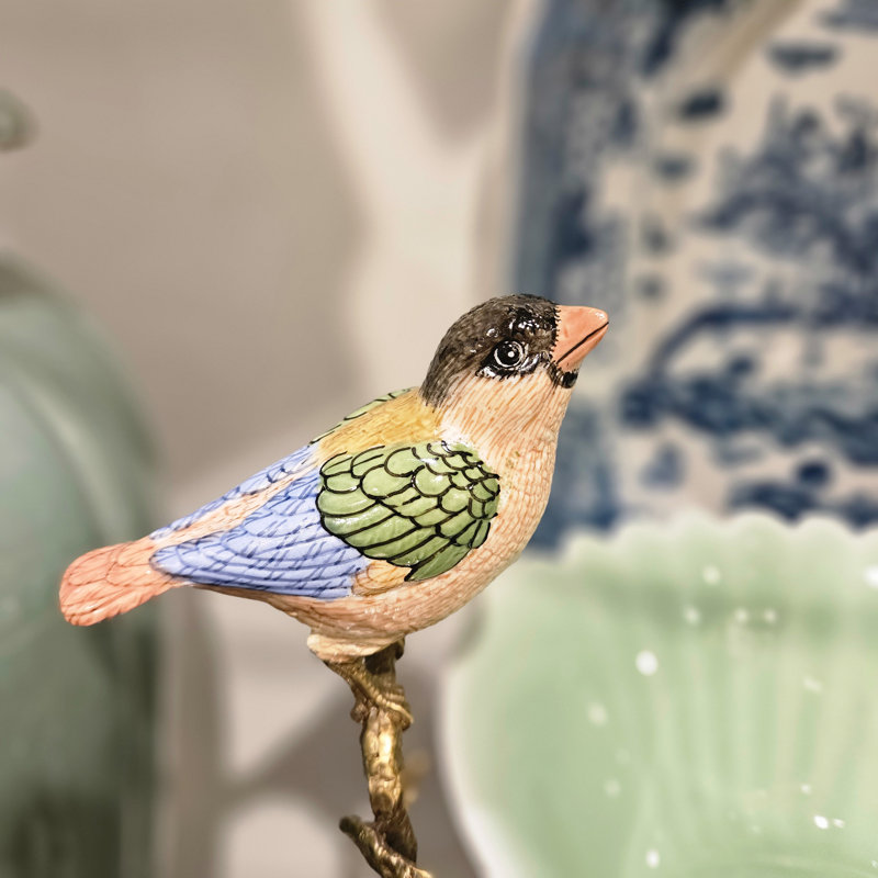 Porcelain Bowl With Bronze