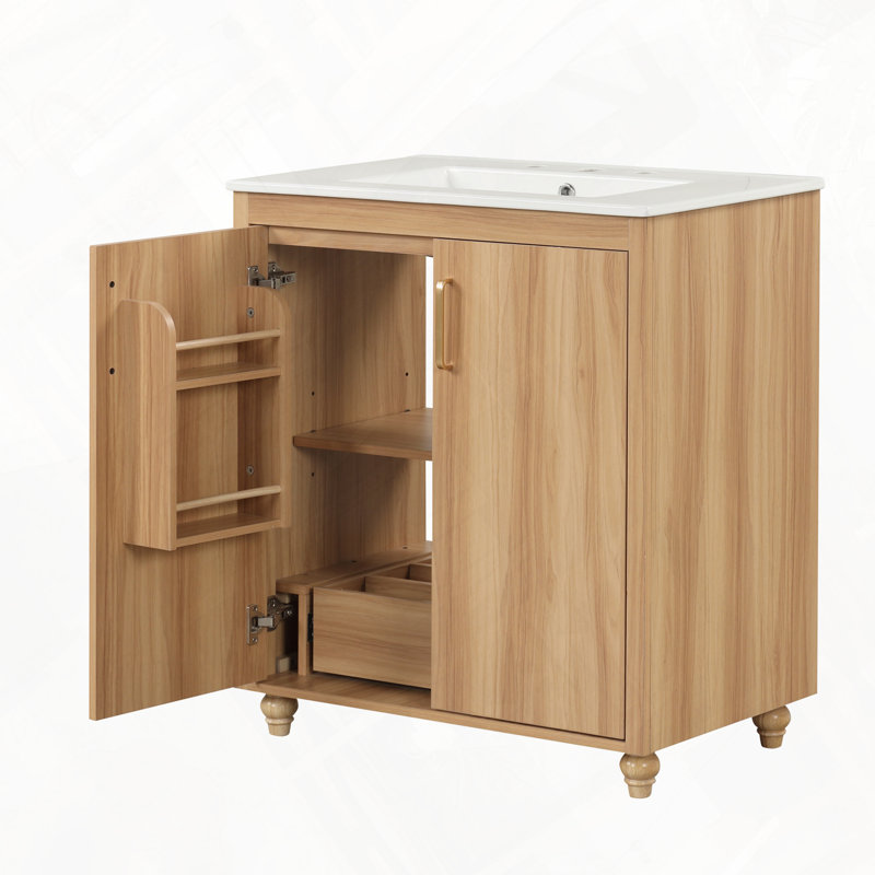 Meuble-lavabo pour salle de bain avec lavabo
