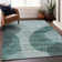 Premium Machine Washable Arnette Green Rug