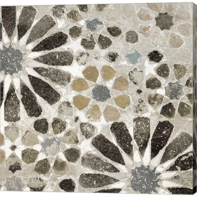 «Alhambra Tile II Neutral» par Sue Schlabach, reproduction sur toile tendue