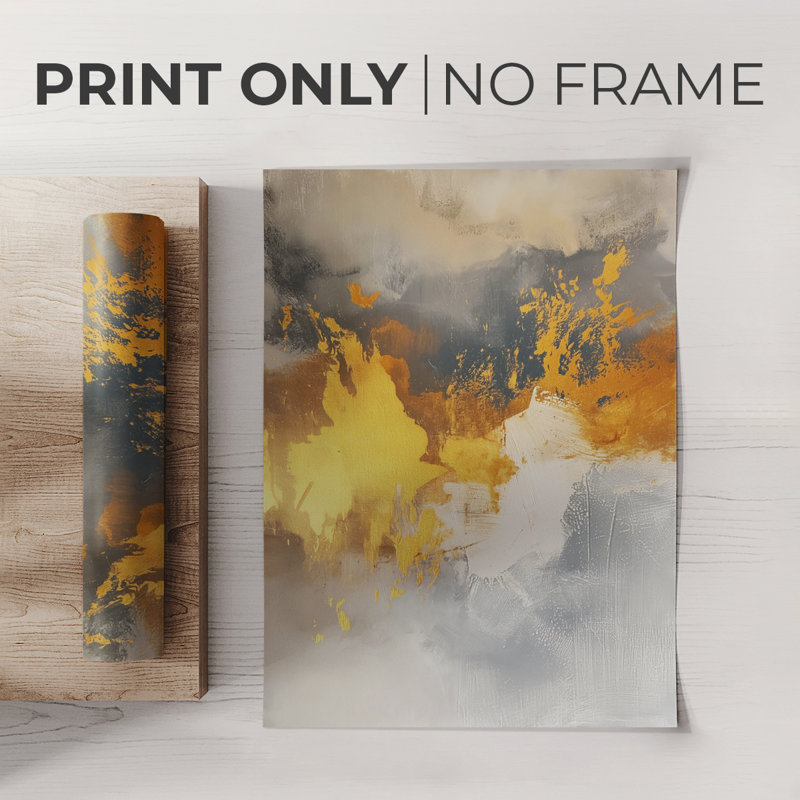Série ABSTRACT CDL III - Impression sur toile seulement - NON-CADRE, H 60 po x l 40 po