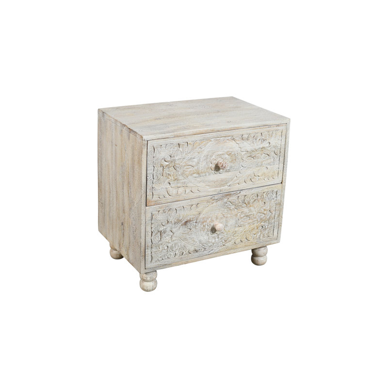Table de chevet 2 tiroirs Malley
