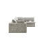 Canapé modulaire à assise profonde 154 po Modholic Duke, 4 places, gris-594601132-594601129