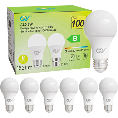 8 W A60 LED Smart Bulb