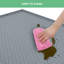 Plateau d'égouttement en silicone 31 po / 34 po x 22 po sous-lavabo, tablette et doublure de tiroir pour la cuisine - absorbant, imperméable et ajustable-100702577