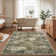 Oriental Machine Washable Rug with Rubber Backing Soft Area Rug Non Slip Thin Rug Low Pile Foldable Rug for Living Room, Bedroom, Dining Room