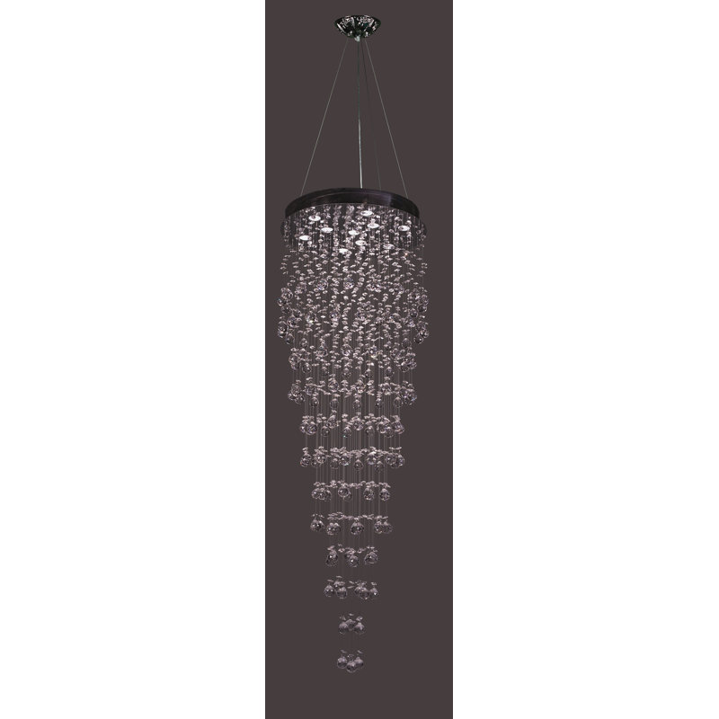 Lustre à plusieurs niveaux 10 lumières unique Griffey