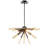 3-Light Spiked Chandelier