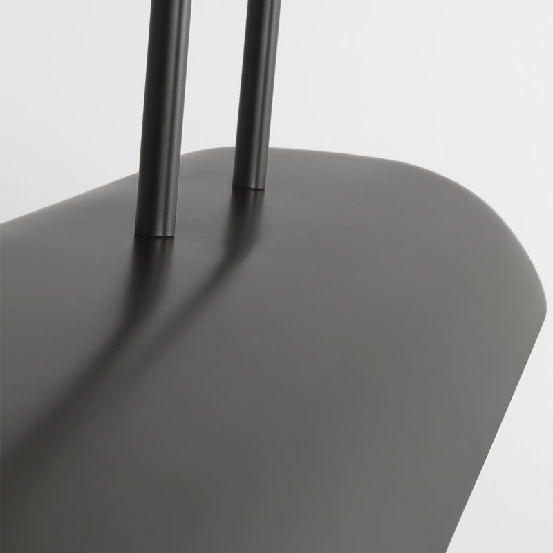 Anne-Marie Barton Remi 60" Linear Pendant, Matte Carbon and Warm Walnut