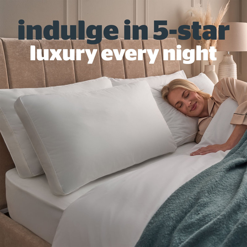Silentnight Hotel Collection Luxe Cotton Box Pillow