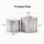 Ensemble de 2 tables basses rondes en bois Nesting