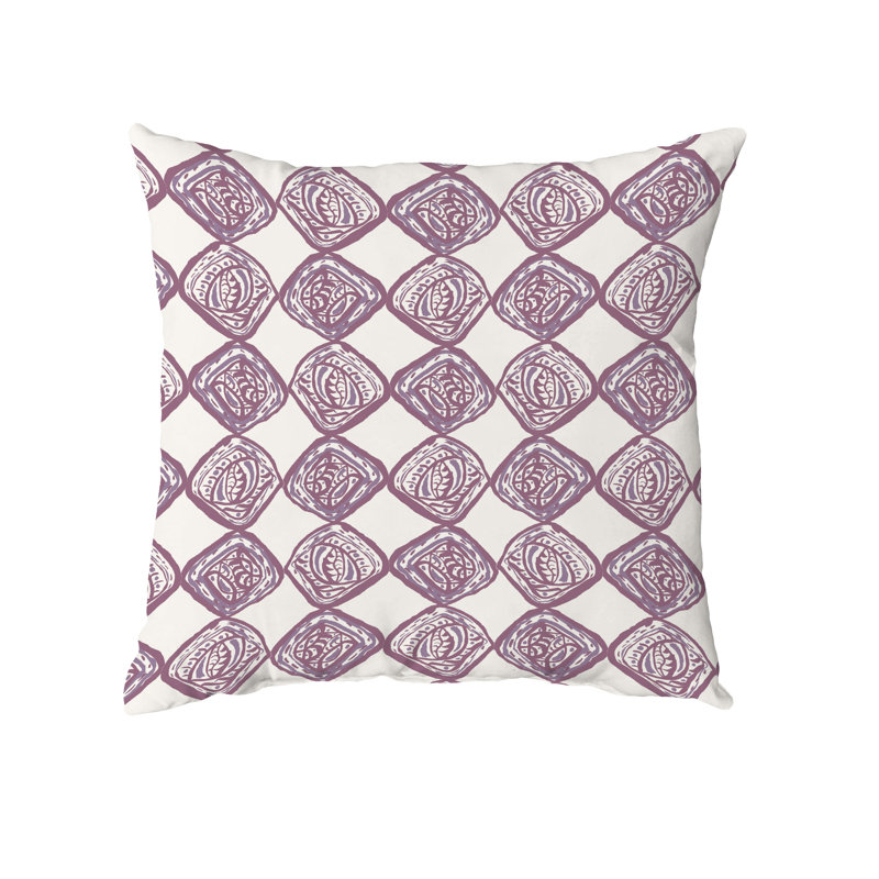 Housse et insert de coussin extérieur d'extérieur, 20 po X 20 po, Violet