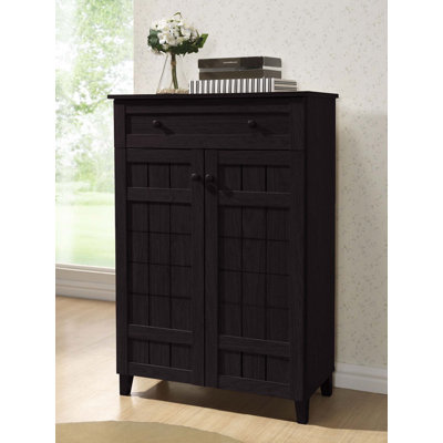Glidden 18 Pair Shoe Storage Cabinet