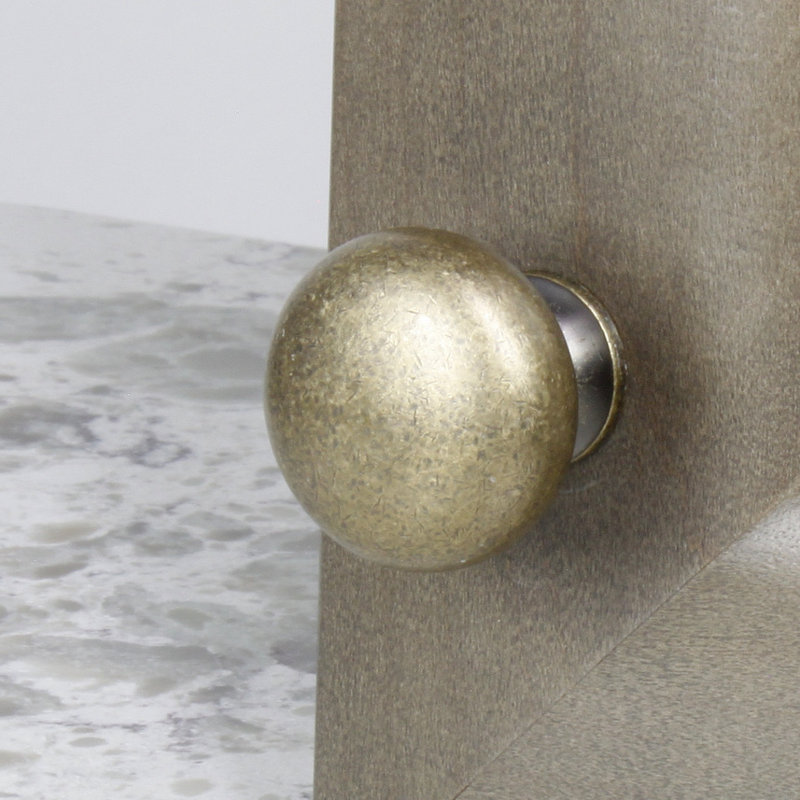 Hamilton 1 1/4" Diameter Mushroom Knob, Antique Bronze