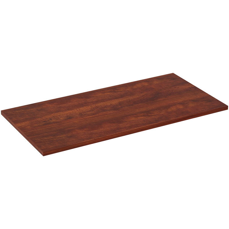Plateau de table H 1 po, Cerisier, H 1 po x l 24 po x P 47,6 po