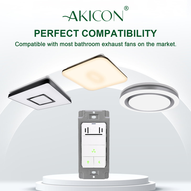 White 3-Way Motion Sensor and Timer Switch