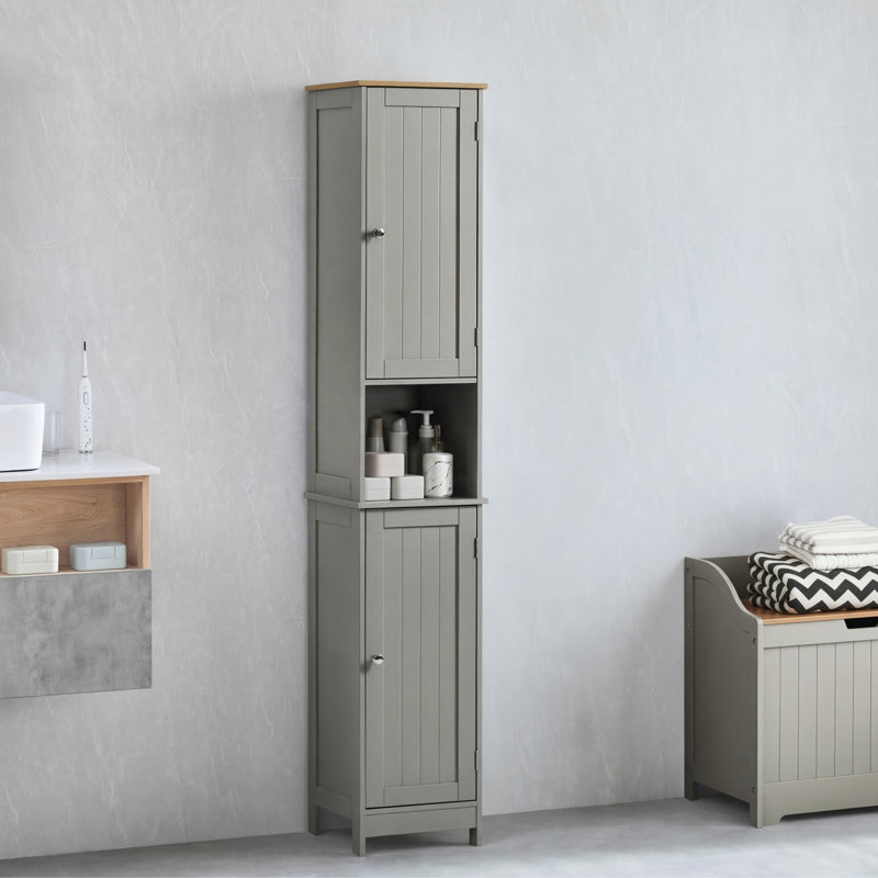 Milano Linen Cabinet, Grey